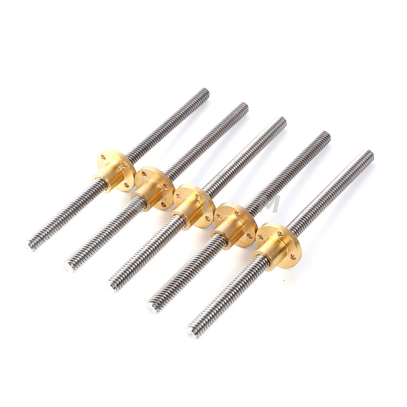 Strong And Durable Brass Flange Nut Tr6x1.5 Trapezoidal Lead Screw