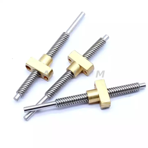 Wear-resistant Brass Flange Nut Tr14x4 Trapezoidal Lead Screw 