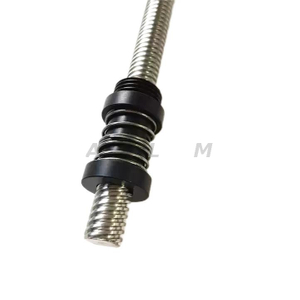 Low Friction Coefficient Tr9x17.5 Trapezoidal Lead Screw with Anti-backlash Nut 