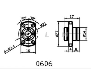 6X6 Precision Rolled Spindle Ball Screw