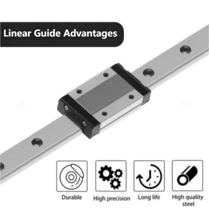 Slide Block MR7MN MR7ML Stainless Steel Linear Guide 